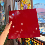Red Opal Oceanside Fusible 96 COE (OGT 250.72F) Sheet Glass Colorado Glassworks