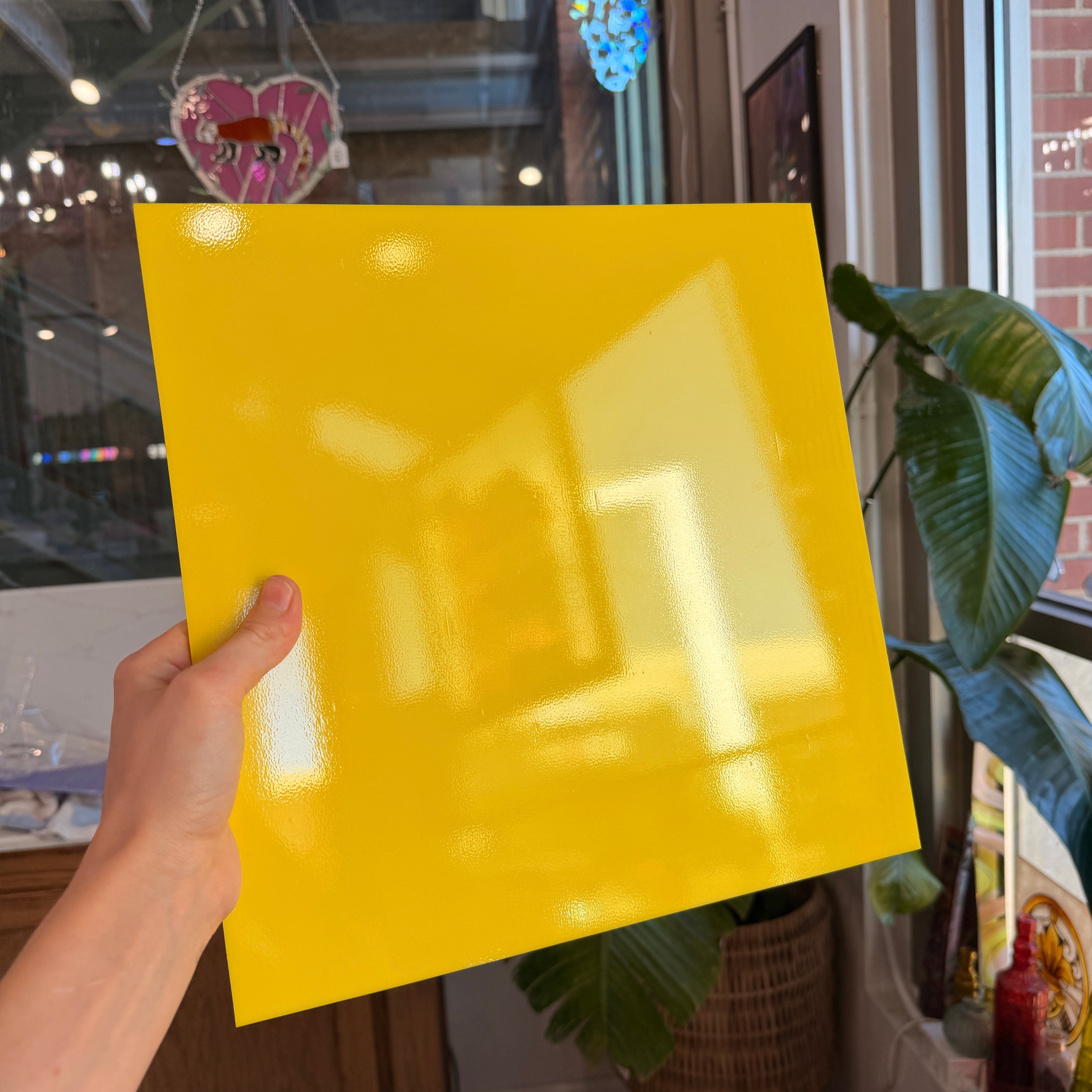 Yellow Opaque Oceanside Fusible 96 COE (OGT 260.72F) Sheet Glass Colorado Glassworks