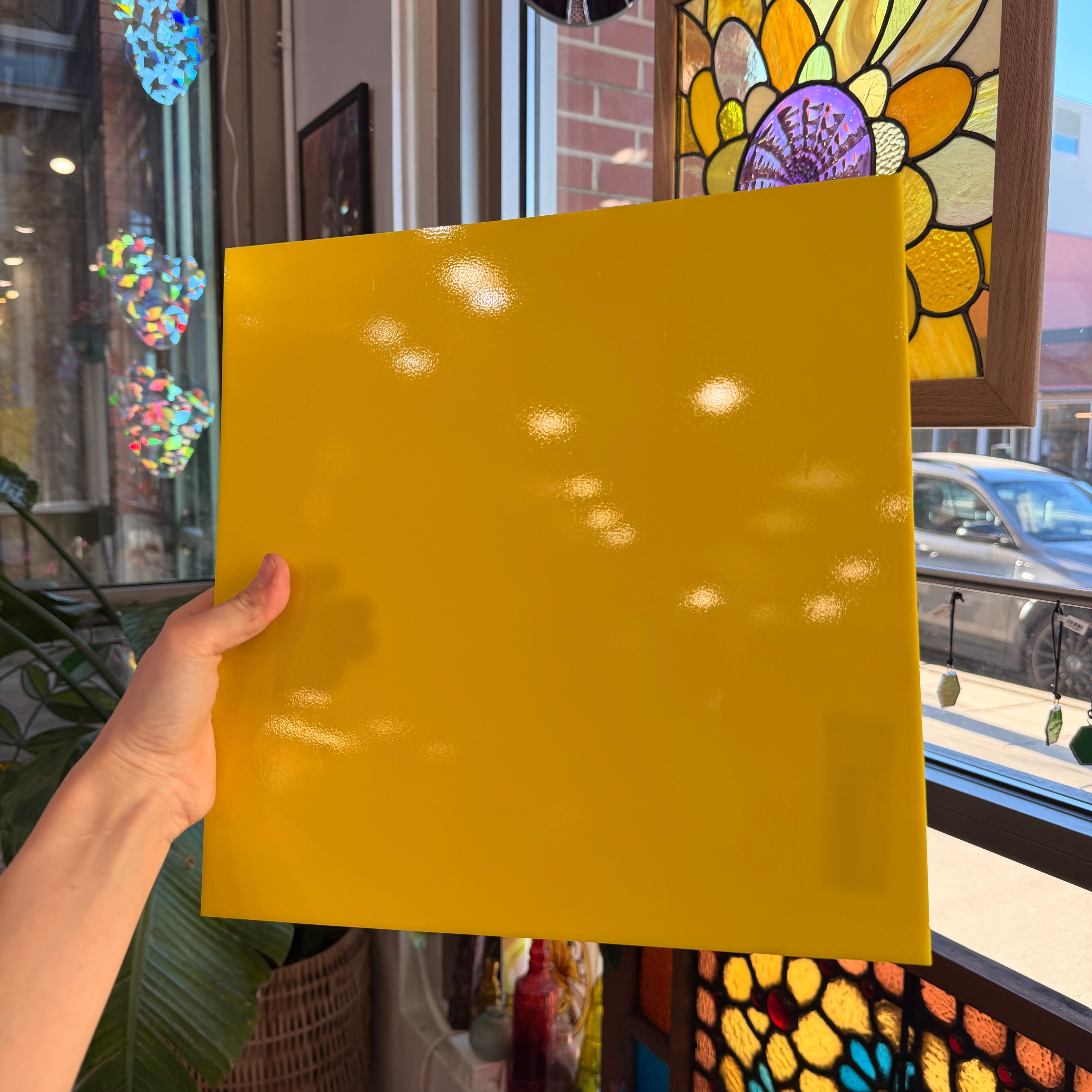 Yellow Opaque Oceanside Fusible 96 COE (OGT 260.72F) Sheet Glass Colorado Glassworks