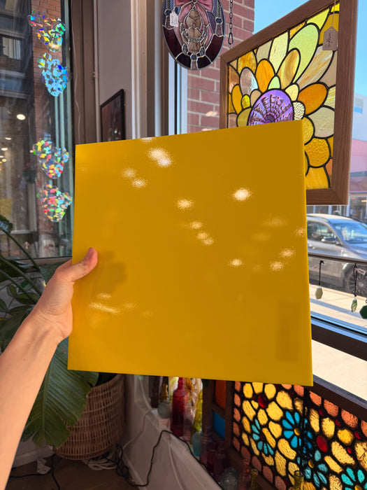 Yellow Opaque Oceanside Fusible 96 COE (OGT 260.72F) Sheet Glass Colorado Glassworks