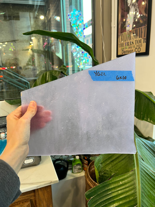 Neodymium Stipple Youghiogheny Sheet Glass Colorado Glassworks