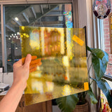 Yellow Transparent Oceanside Fusible 96 COE (OGT 161F) Sheet Glass Colorado Glassworks