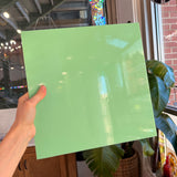 Easter (Pastel) Green Opalescent Oceanside Fusible 96 COE (OGT 222.72F) Sheet Glass Colorado Glassworks