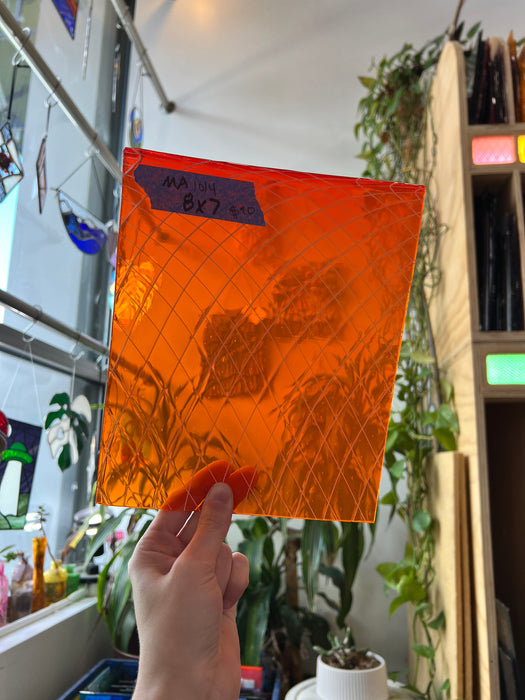 Lady Marmalade COGW by Monarch Glass Sheet Glass Colorado Glass Works