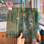 Olive/White Streaky Oceanside Fusible 96 COE (OGT 828.94F) Sheet Glass Colorado Glassworks