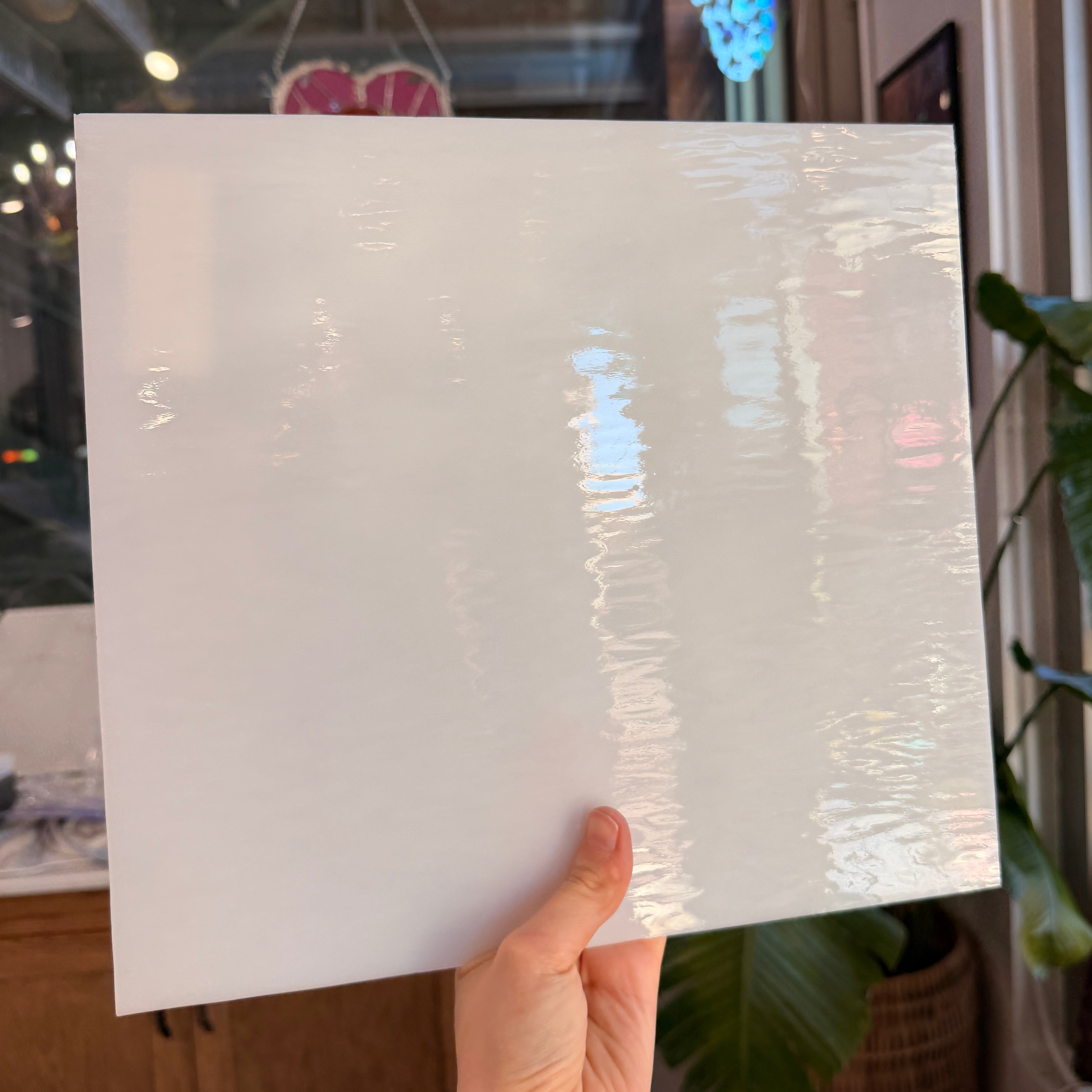White Waterglass Opal Oceanside Fusible 96 COE (OGT 200.91WF) Sheet Glass Colorado Glassworks