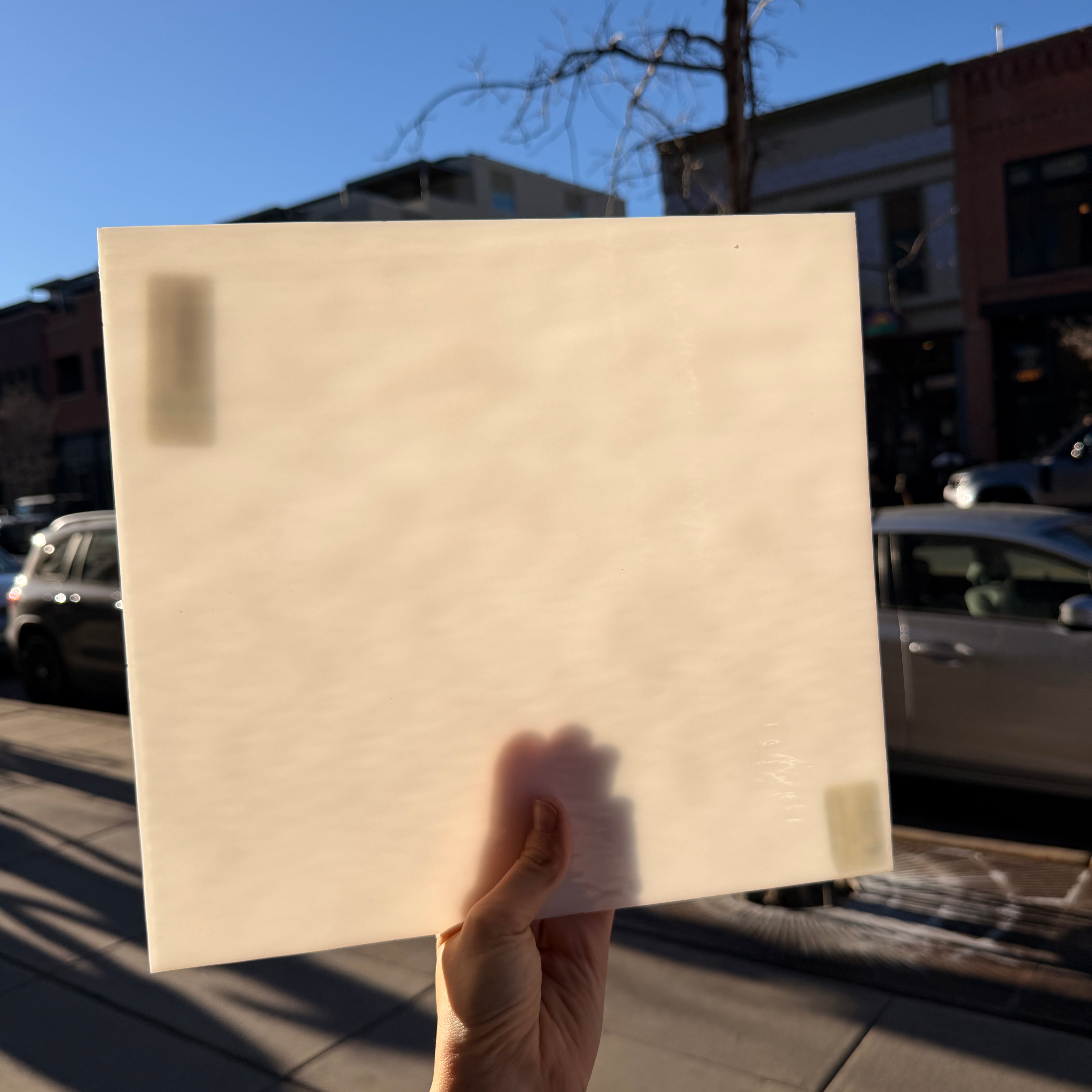 White Waterglass Opal Oceanside Fusible 96 COE (OGT 200.91WF) Sheet Glass Colorado Glassworks