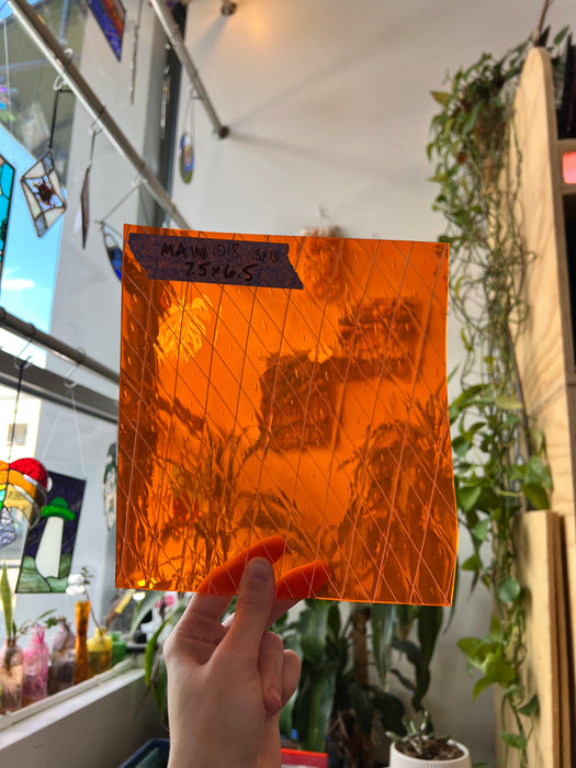 Lady Marmalade COGW by Monarch Glass Sheet Glass Colorado Glass Works