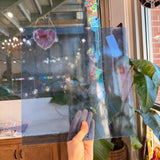 Pale Blue Artique Oceanside Fusible 96 COE (OGT 130.8AF) Sheet Glass Colorado Glass Works