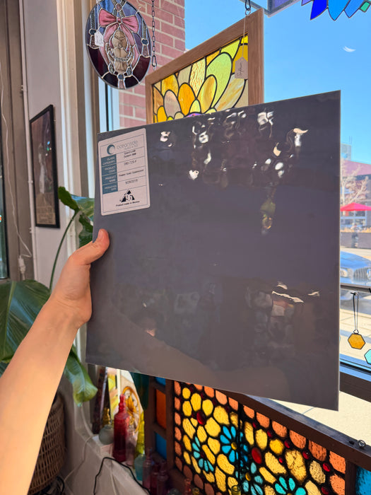 Pewter Opalescent Oceanside Fusible 96 COE (OGT 280.72F) Sheet Glass Colorado Glassworks