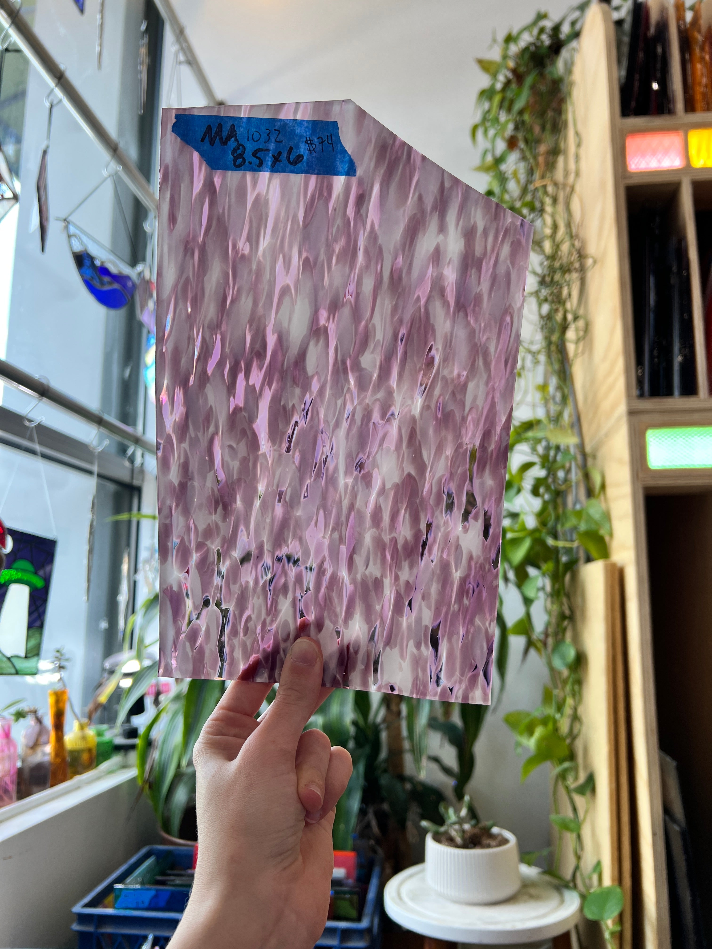 Blushin Bloom COGW by Monarch Glass Sheet Glass Colorado Glassworks