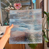 Aqua-Rose Pearl Opal Oceanside Fusible 96 COE (OGT 6034.83CCF) Sheet Glass Colorado Glassworks