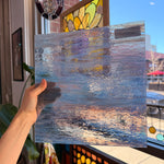 Aqua-Rose Pearl Opal Oceanside Fusible 96 COE (OGT 6034.83CCF) Sheet Glass Colorado Glassworks