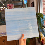 Blue Skies Pearl Opal Oceanside Fusible 96 COE (OGT 603.81CCF) Sheet Glass Colorado Glassworks