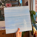 Blue Skies Pearl Opal Oceanside Fusible 96 COE (OGT 603.81CCF) Sheet Glass Colorado Glassworks