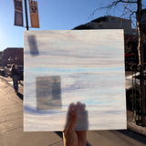 Blue Skies Pearl Opal Oceanside Fusible 96 COE (OGT 603.81CCF) Sheet Glass Colorado Glassworks