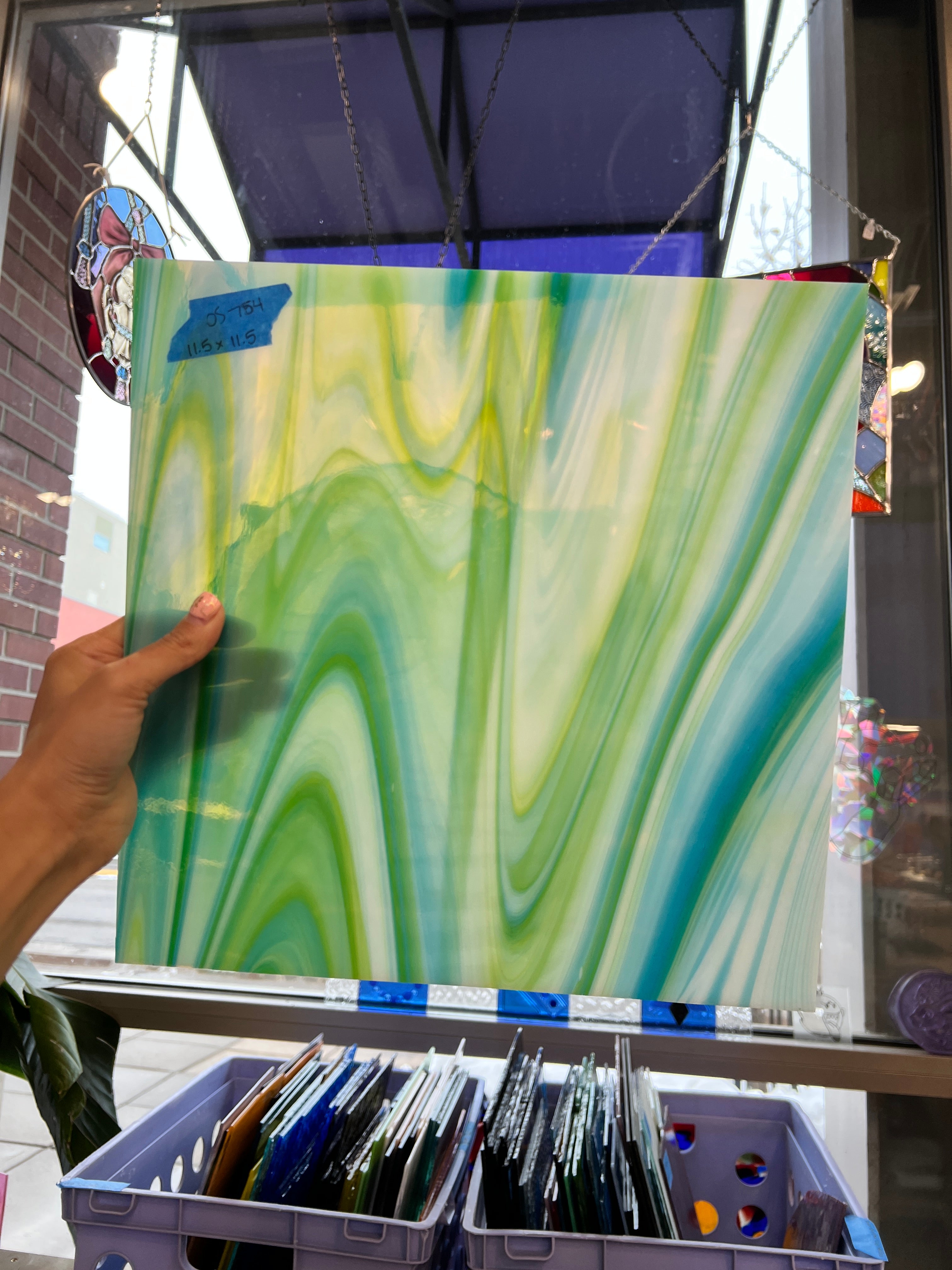 Lagoon Fusers Reserve Oceanside Fusible 96 COE (623-52S-F) Sheet Glass Colorado Glassworks