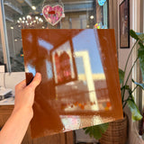 Chestnut Brown Opal Oceanside Fusible 96 COE (OGT 211.74F) Sheet Glass Colorado Glassworks