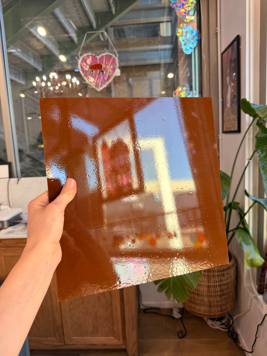 Chestnut Brown Opal Oceanside Fusible 96 COE (OGT 211.74F) Sheet Glass Colorado Glassworks