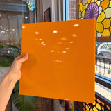 Marigold Opal Oceanside Fusible 96 COE (OGT 60.355F) Sheet Glass Colorado Glassworks