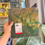 Silver Mottled Bullseye Sheet Glass