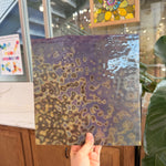 Silver Mottled Bullseye Sheet Glass