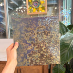 Silver Mottled Bullseye Sheet Glass