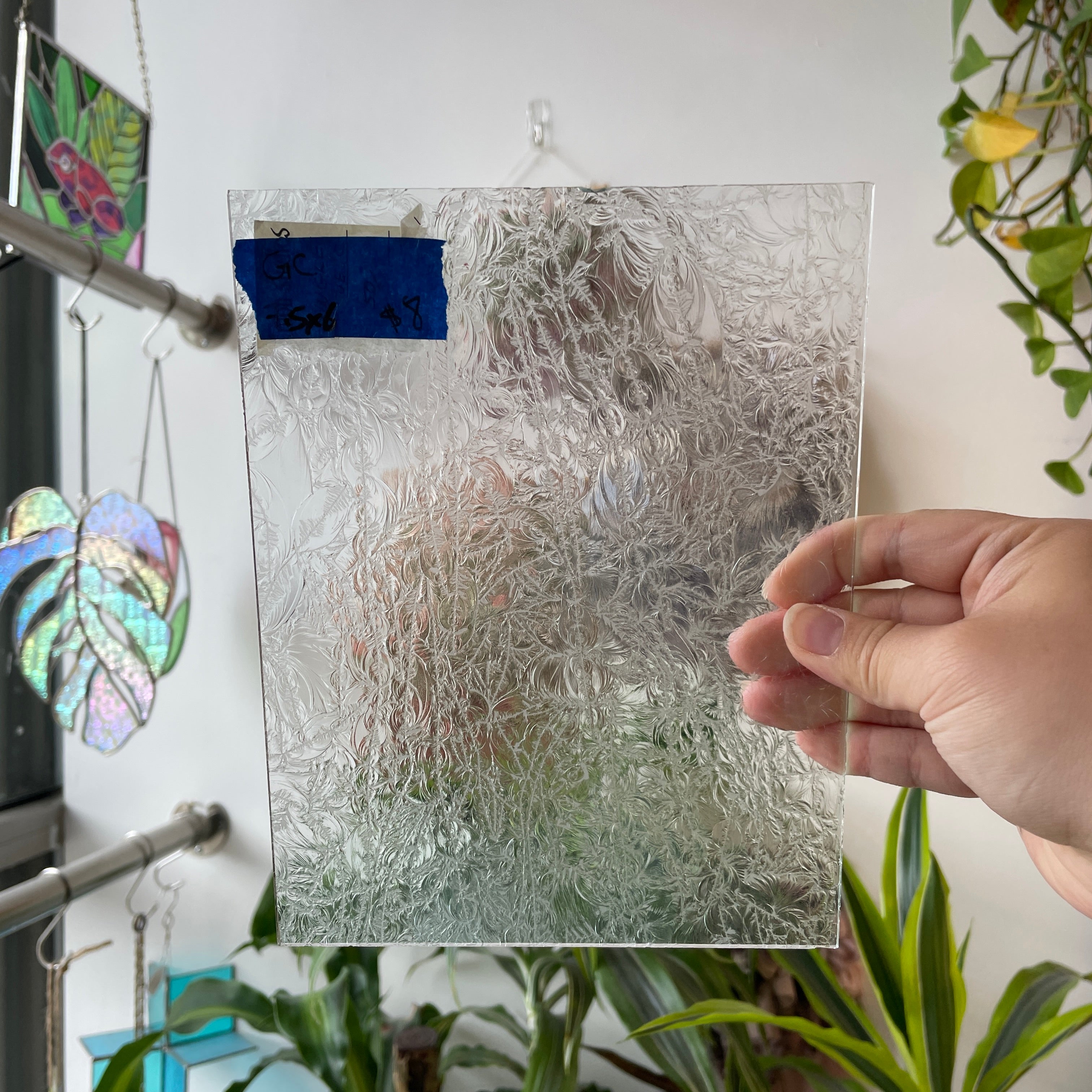Double Glue Chip Sheet Glass Colorado Glassworks GC148 (7.5x6in)