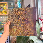 Silver Mottled Bullseye Sheet Glass