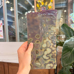 Silver Mottled Bullseye Sheet Glass