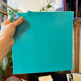 Teal Blue Bullseye Fusible 90 COE Sheet Glass Colorado Glassworks