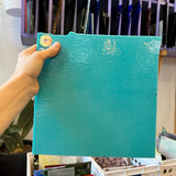 Teal Blue Bullseye Fusible 90 COE Sheet Glass Colorado Glassworks
