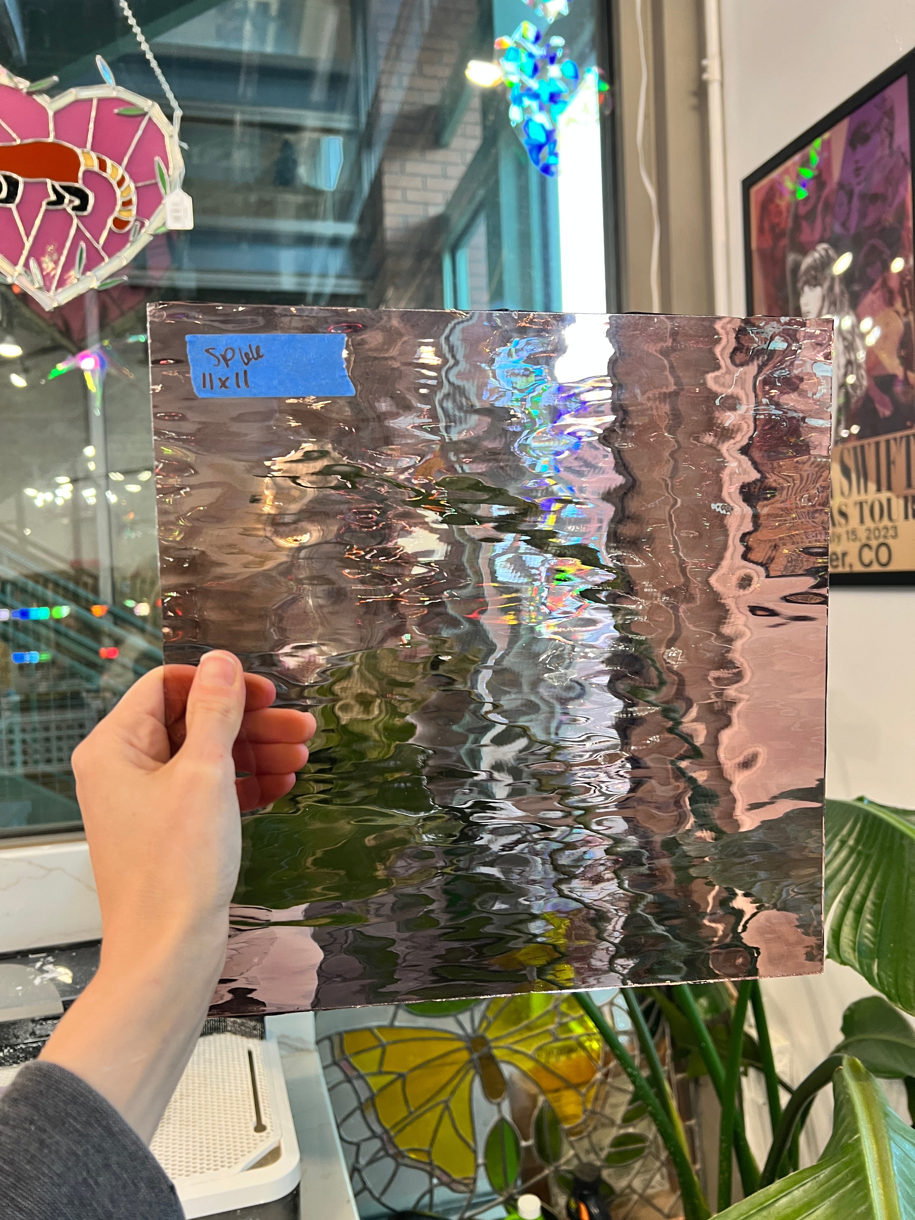 Light Purple Waterglass Spectrum Sheet Glass Colorado Glassworks