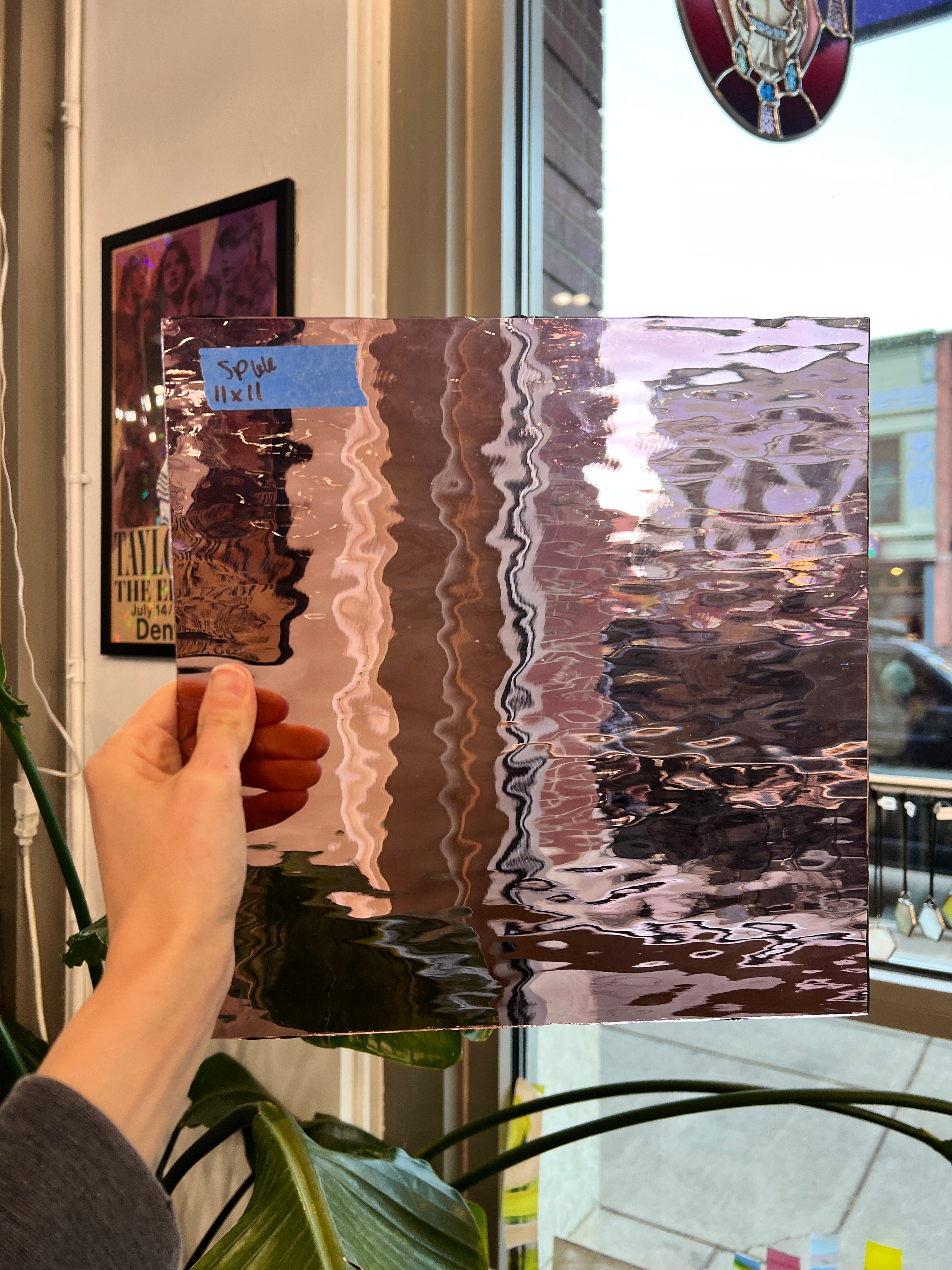 Light Purple Waterglass Spectrum Sheet Glass Colorado Glassworks