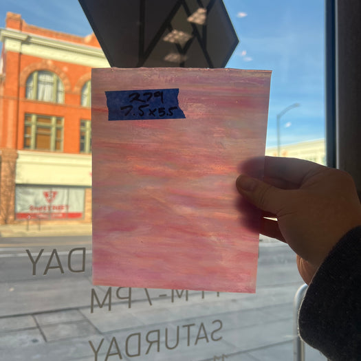 Pink Opaque Iridescent Choice Colorado Glassworks