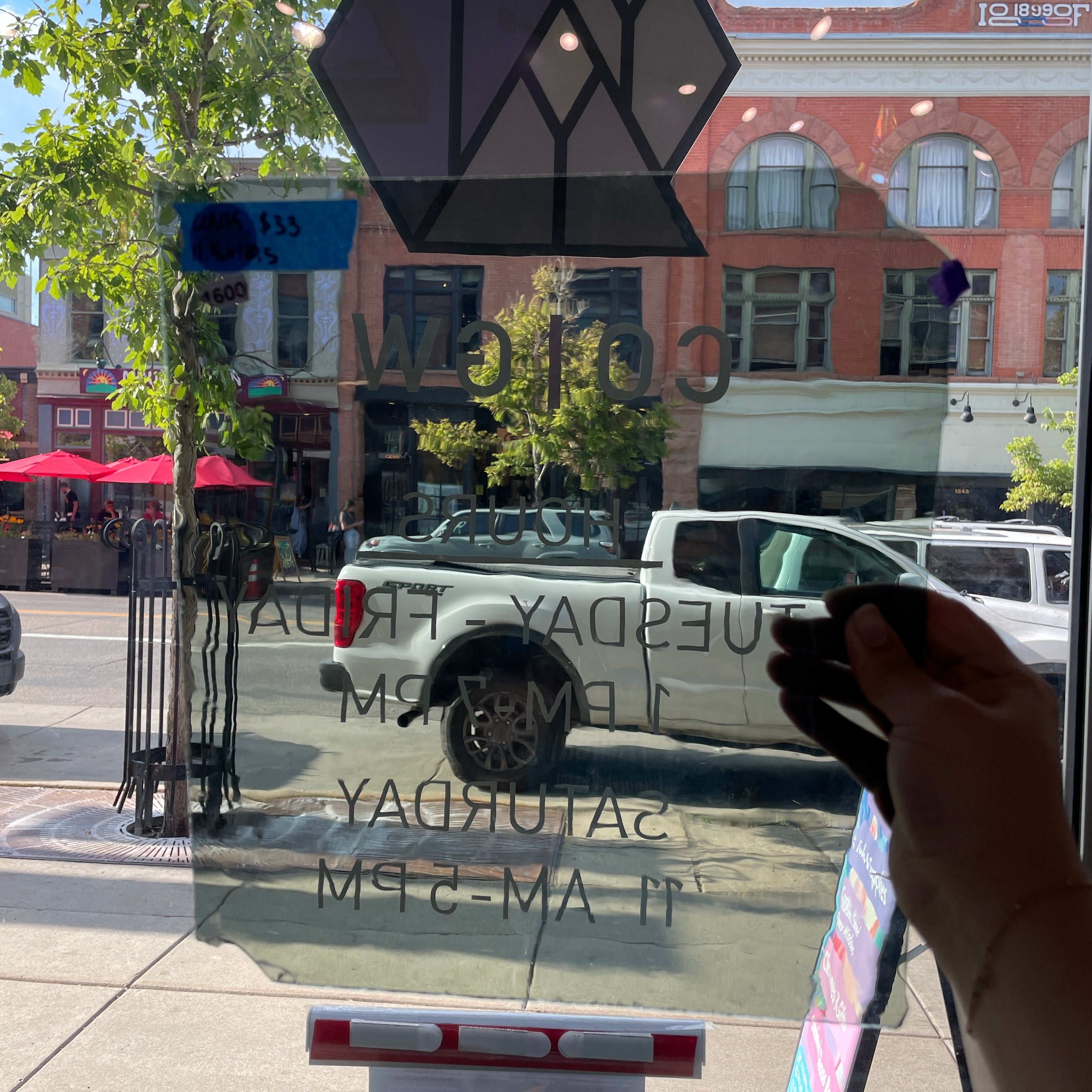 Medium Gray Transparent Artique Sheet Glass Colorado Glassworks