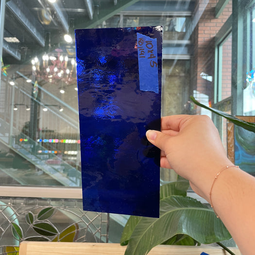 Deep Blue Transparent Kokomo Sheet Glass Kokomo