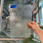 Clear Glue Chip Sheet Glass Colorado Glassworks GC138 (12x7.5in)