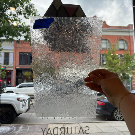 Clear Glue Chip Sheet Glass Colorado Glassworks