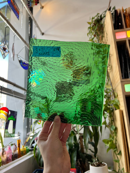 On the Green COGW by Monarch Glass Sheet Glass Colorado Glass Works MA58 (8x7in)