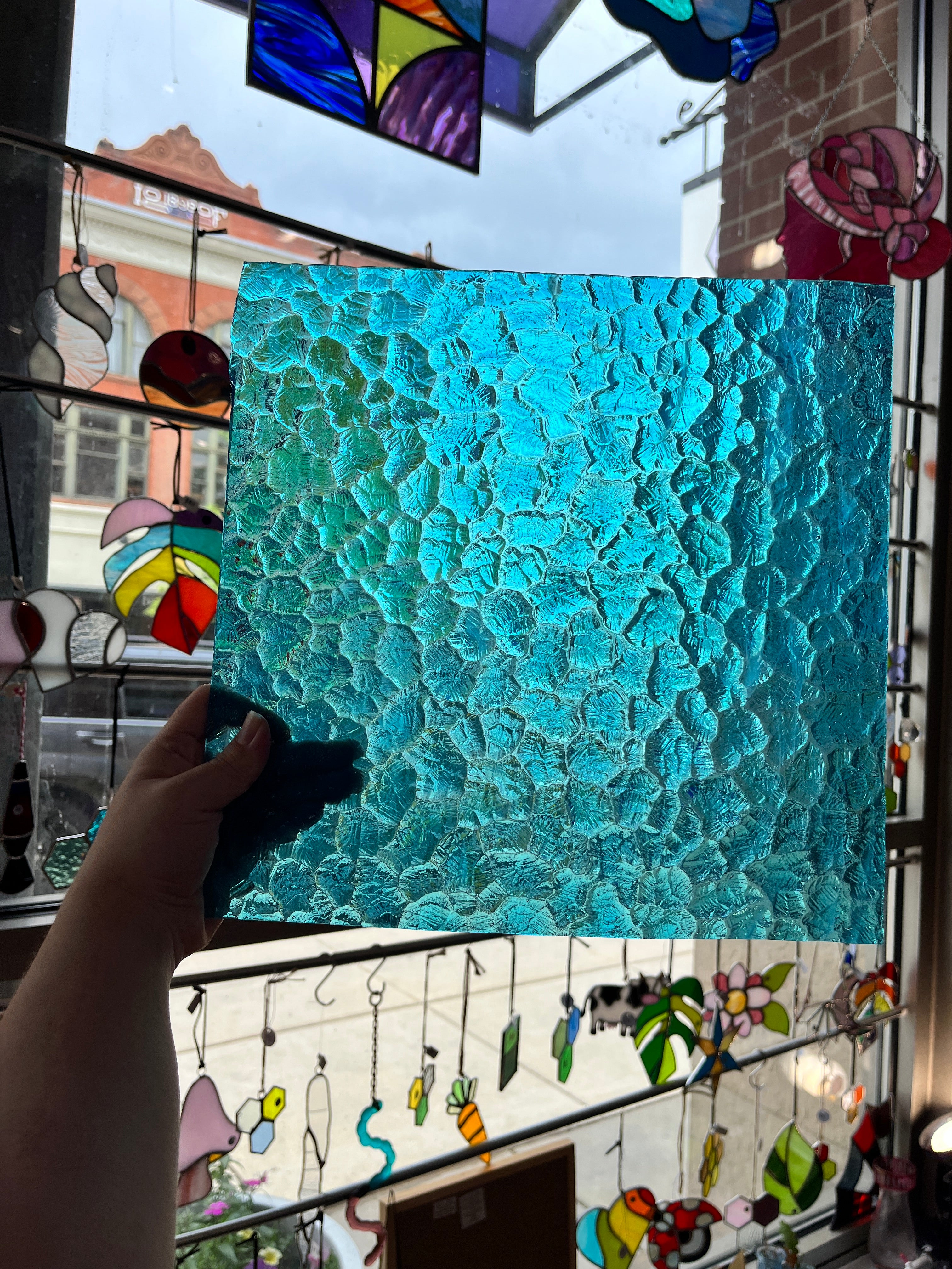 Kokomo Sky Blue Wavolite Colorado Glassworks