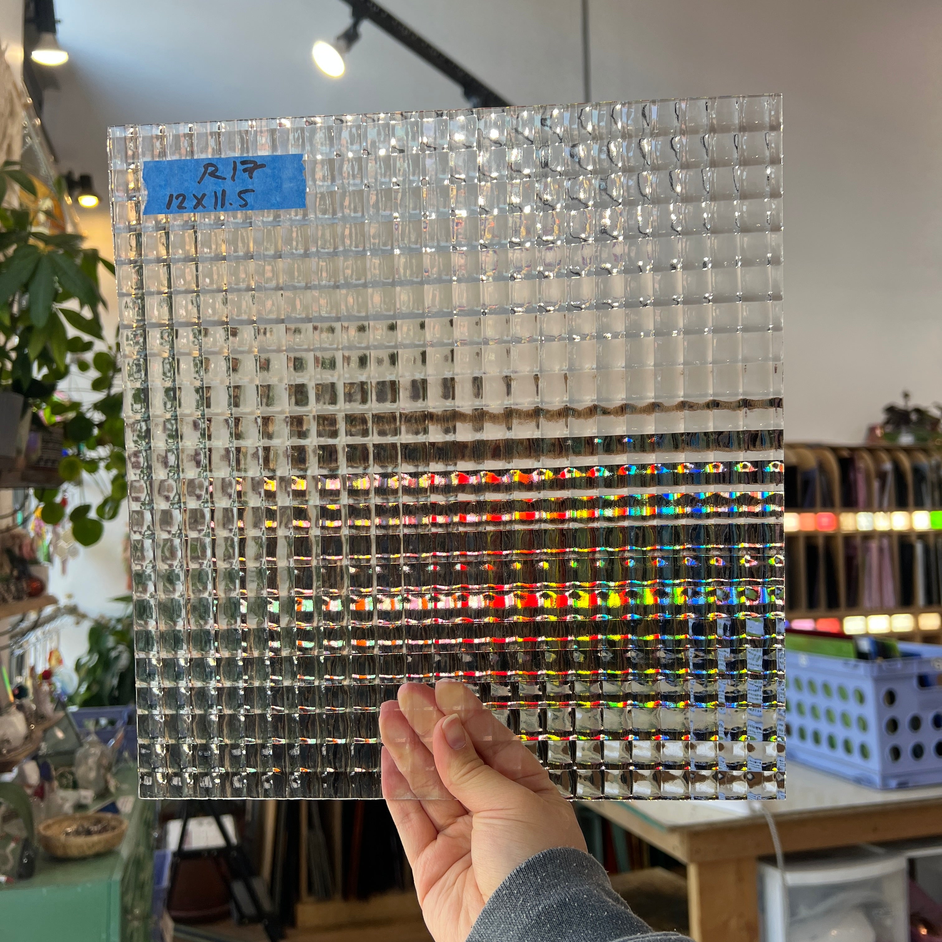 Listral Clear Textured Sheet Glass Colorado Glassworks 12x11.5in (ID-88571181)