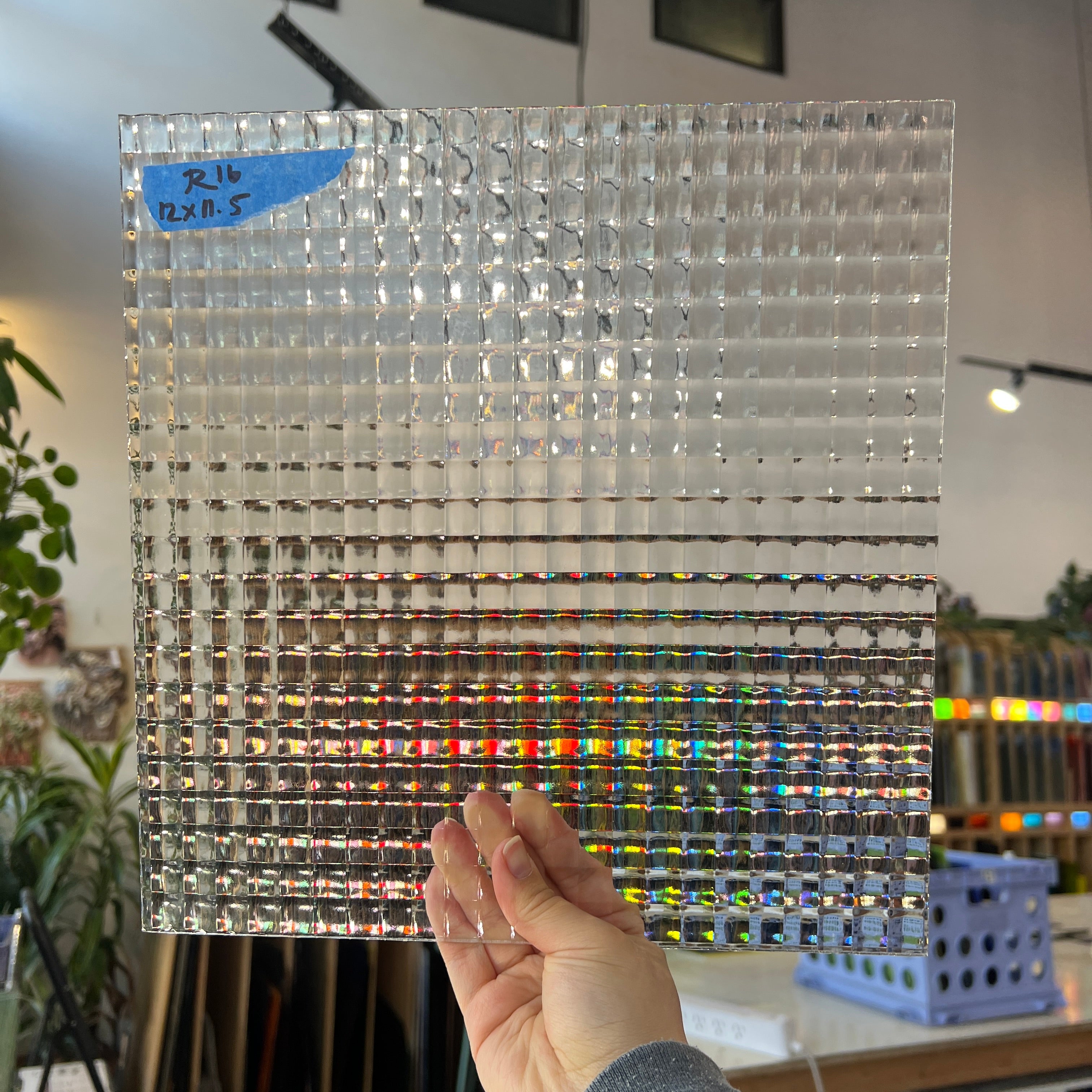 Listral Clear Textured Sheet Glass Colorado Glassworks 12x11.5in (ID-88538413)