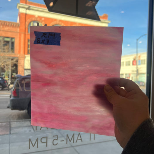 Pink Opaque Iridescent Choice Colorado Glassworks