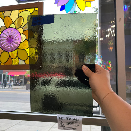 Deep Gray Transparent Kokomo Sheet Glass Colorado Glassworks
