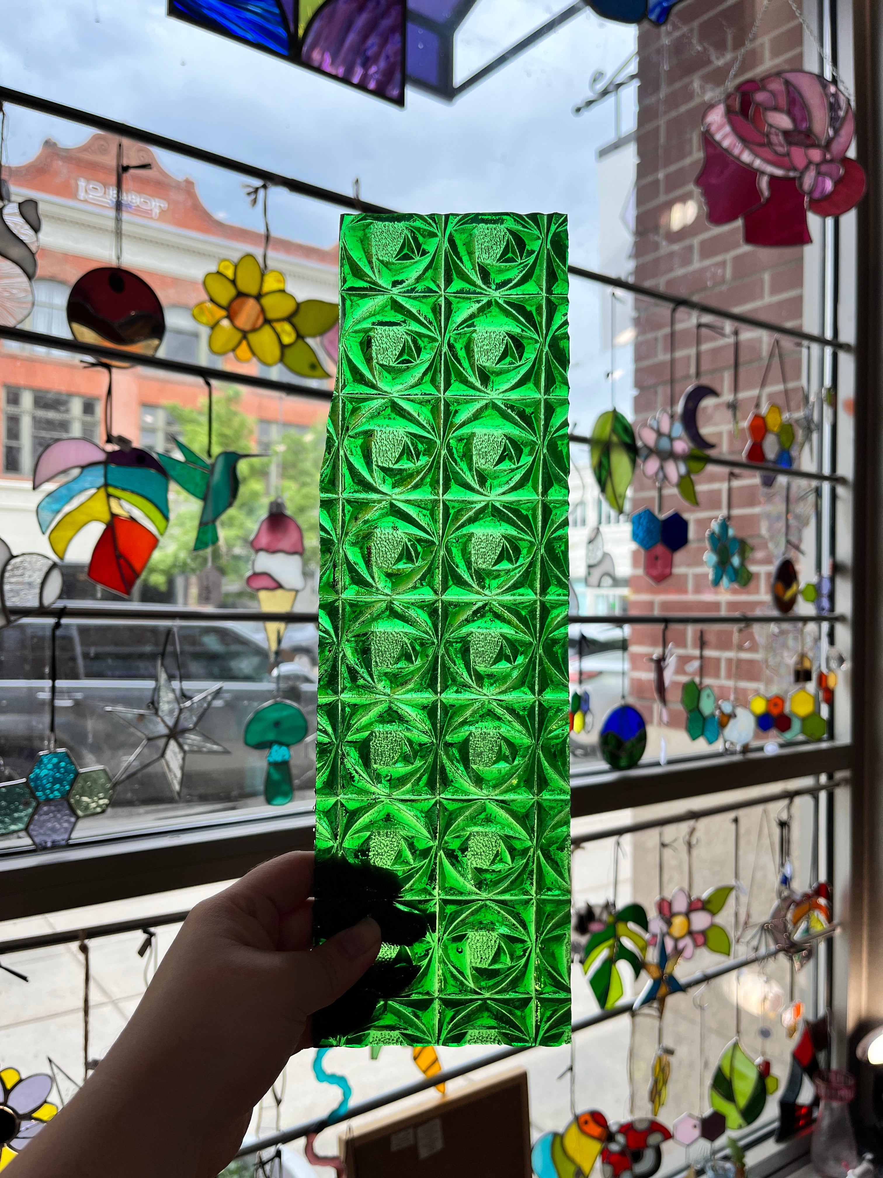 Kokomo Kelly Green Whitney Colorado Glassworks (KO1121) 3.5 x 12.5in