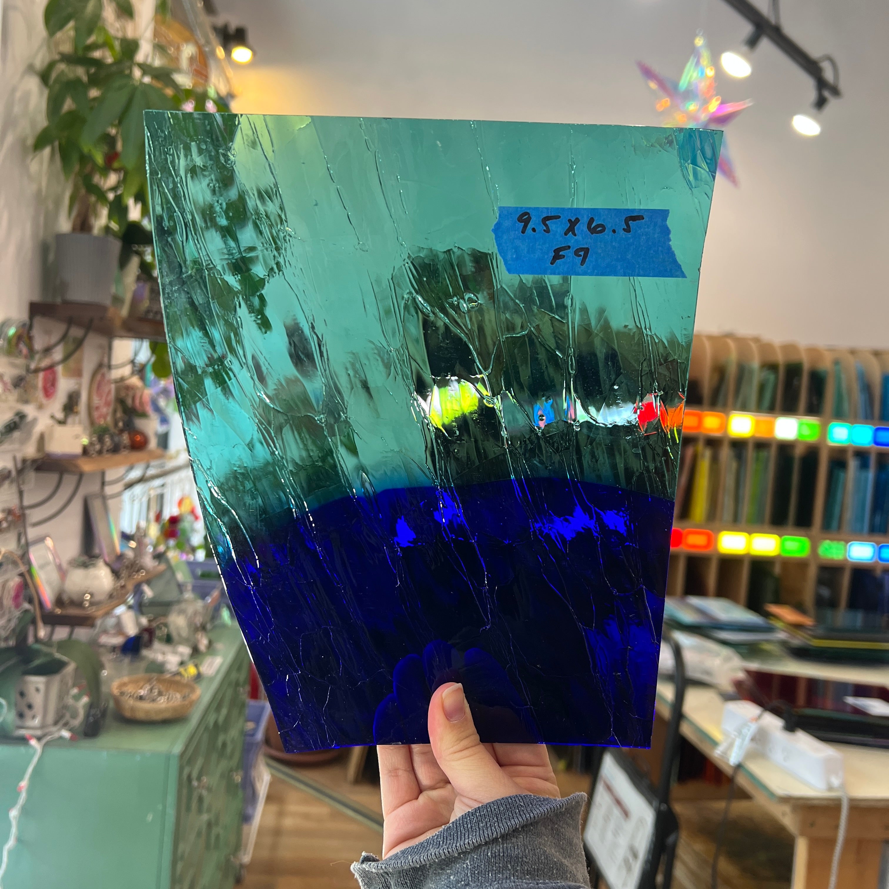 Pool Party - Patreon Vault Sheet Glass Colorado Glassworks 9.5x6.5in (MA-49685293)