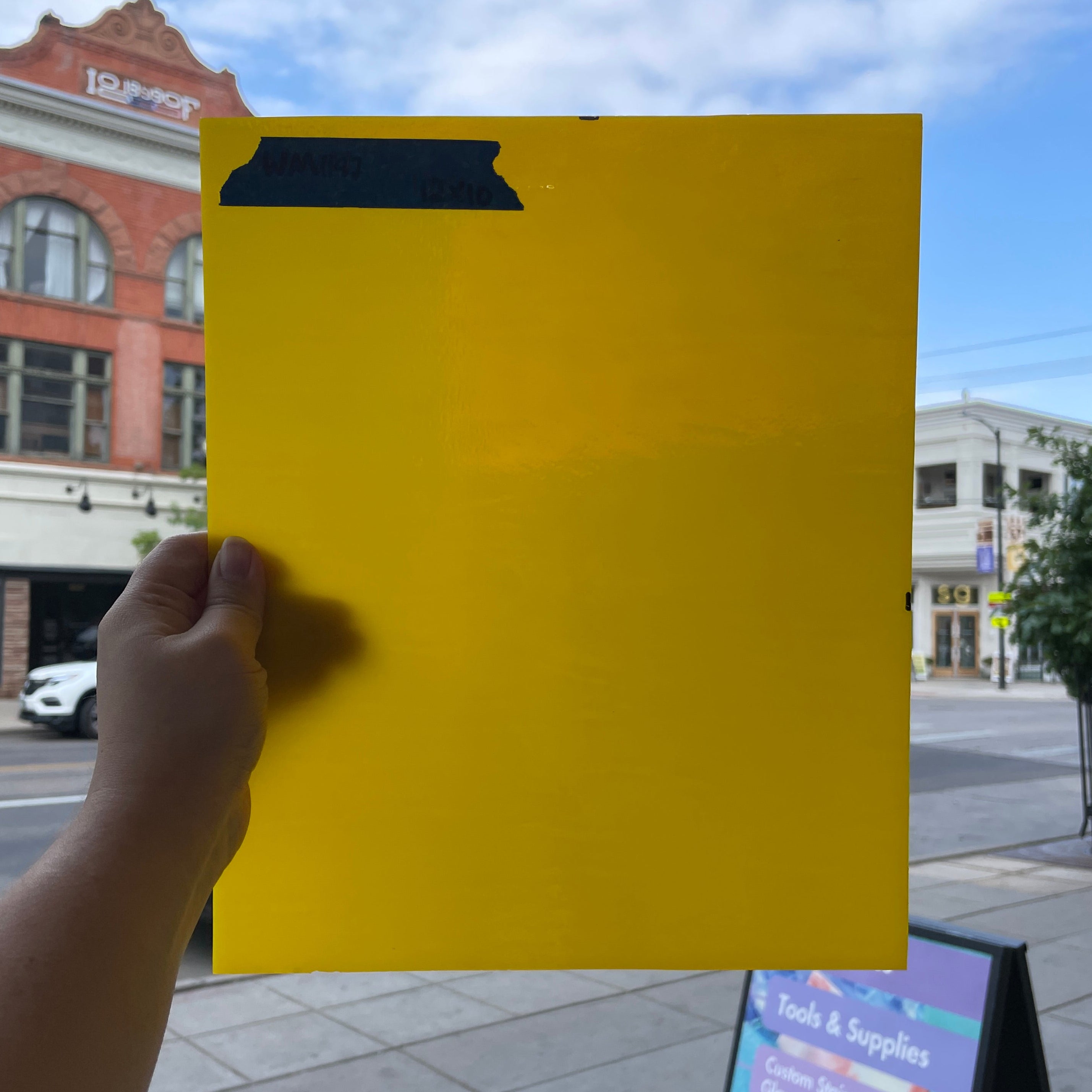 Bright Yellow Wissmach Sheet Glass Colorado Glassworks