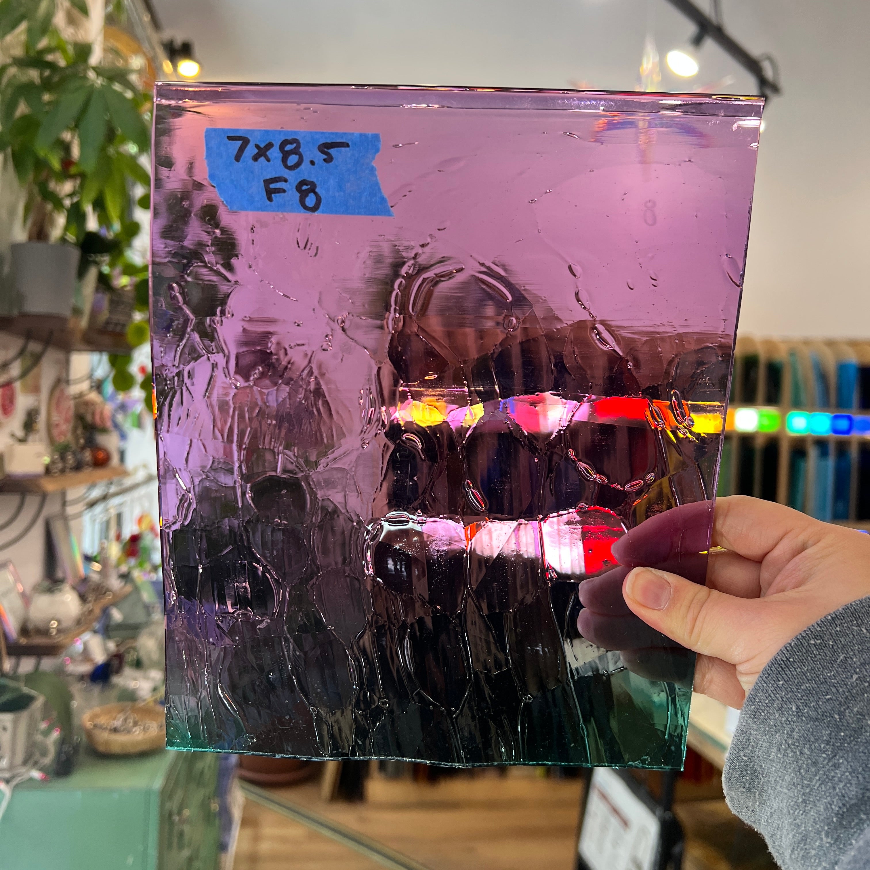 It's Just a Little Teal - Patreon Vault Sheet Glass Colorado Glassworks 7x8.5in (MA-57811757)