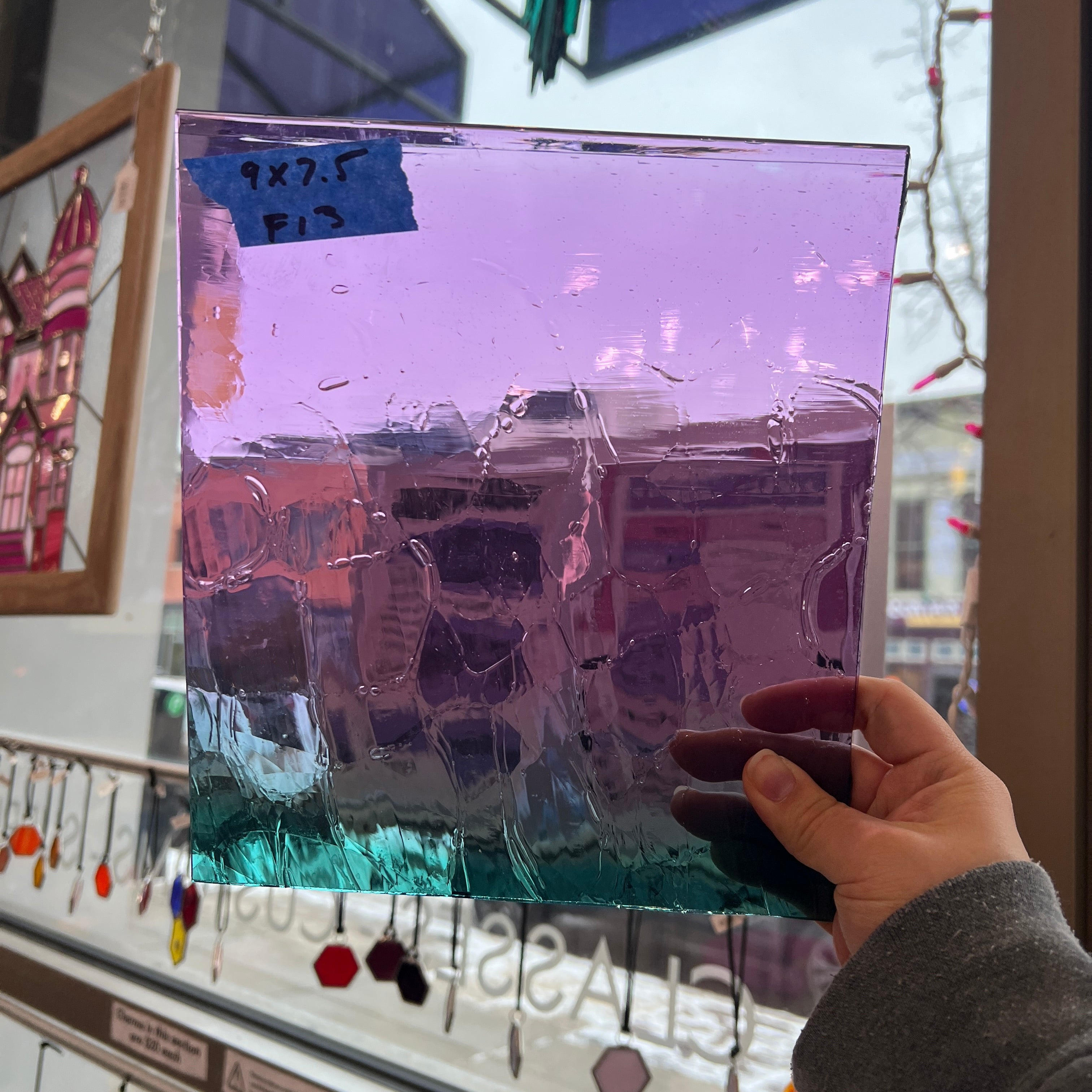 It's Just a Little Teal - Patreon Vault Sheet Glass Colorado Glassworks